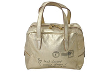 Load image into Gallery viewer, Yves SaintLaurent イブサンローラン yメール ハンドバッグ 197459 002404 レザー ゴールド ブラック ゴールド金具 美品 中古 4c075699