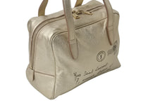 Load image into Gallery viewer, Yves SaintLaurent イブサンローラン yメール ハンドバッグ 197459 002404 レザー ゴールド ブラック ゴールド金具 美品 中古 4c075699