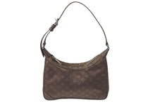 Load image into Gallery viewer, 極美品 LOUIS VUITTON ルイヴィトン リトルブローニュ ハンドバッグ モノグラムサテン M92143 ベージュ レザー 中古 4c075724