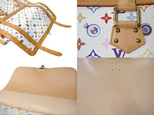 Load image into Gallery viewer, LOUIS VUITTON × 村上隆 ルイヴィトン ボストンバッグ サックジギャンティック M92057 ブロン マルチ ゴールド金具 美品 中古 4c075855