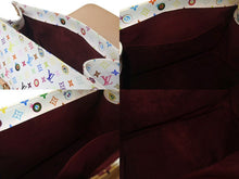 Load image into Gallery viewer, LOUIS VUITTON × 村上隆 ルイヴィトン ボストンバッグ サックジギャンティック M92057 ブロン マルチ ゴールド金具 美品 中古 4c075855