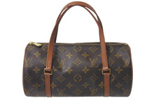 Load image into Gallery viewer, LOUIS VUITTON ルイヴィトン パピヨンPM 26 筒形 ハンドバック ブラウン モノグラム M51386 美品 中古 4c075859