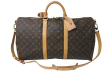 Load image into Gallery viewer, 極美品 LOUIS VUITTON ルイヴィトン キーポル バンドリエール50 ボストンバッグ M41416 モノグラム PVC レザー 中古 4c075962