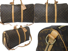 Load image into Gallery viewer, 極美品 LOUIS VUITTON ルイヴィトン キーポル バンドリエール50 ボストンバッグ M41416 モノグラム PVC レザー 中古 4c075962