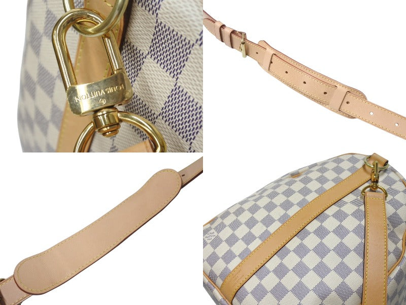極美品 LOUIS VUITTON ルイヴィトン ダミエ アズール キーポル55 