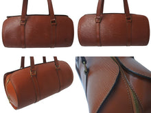 Load image into Gallery viewer, 極美品 LOUIS VUITTON ルイヴィトン スフロ ハンドバッグ 筒型 M52223 ケニアブラウン エピレザー ゴールド金具 中古 4c075972