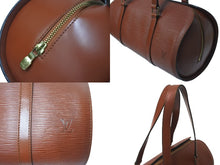 Load image into Gallery viewer, 極美品 LOUIS VUITTON ルイヴィトン スフロ ハンドバッグ 筒型 M52223 ケニアブラウン エピレザー ゴールド金具 中古 4c075972