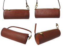 Load image into Gallery viewer, 極美品 LOUIS VUITTON ルイヴィトン スフロ ハンドバッグ 筒型 M52223 ケニアブラウン エピレザー ゴールド金具 中古 4c075972