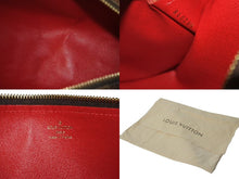 Load image into Gallery viewer, 極美品 LOUIS VUITTON ルイヴィトン ハンドバッグ ドラム型 筒状 ダミエ パピヨン26 N51304 ブラウン ゴールド金具 中古 4c075980