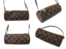 Load image into Gallery viewer, 極美品 LOUIS VUITTON ルイヴィトン ハンドバッグ パピヨン30 ダミエキャンバス N51303 ブラウン ゴールド金具 中古 4c075991