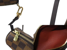 Load image into Gallery viewer, 極美品 LOUIS VUITTON ルイヴィトン ハンドバッグ パピヨン30 ダミエキャンバス N51303 ブラウン ゴールド金具 中古 4c075991