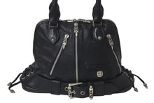 Load image into Gallery viewer, 極美品 CHROME HEARTS クロムハーツ MO DEAN MOディーン ハンドバッグ ダガージップ クロスボール レザー ブラック 中古 4c076107