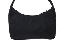 Load image into Gallery viewer, PRADA プラダ ホーボー ハンドバッグ ワンショルダーバッグ MV515 トライアングルロゴ ナイロン ブラック 美品 中古 4c076398