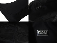 Load image into Gallery viewer, PRADA プラダ ホーボー ハンドバッグ ワンショルダーバッグ MV515 トライアングルロゴ ナイロン ブラック 美品 中古 4c076398