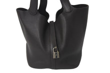 Load image into Gallery viewer, HERMES エルメス ピコタンロックMM ハンドバッグ □M刻印 トリヨンクレマンス カフェ シルバー金具 美品 中古 4c076426