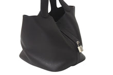 Load image into Gallery viewer, HERMES エルメス ピコタンロックMM ハンドバッグ □M刻印 トリヨンクレマンス カフェ シルバー金具 美品 中古 4c076426