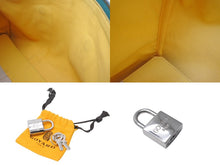 Load image into Gallery viewer, GOYARD ゴヤール クロワジュール 50 ボストンバッグ 2WAY グリーン ヘリンボーン PVC レザー シルバー金具 美品 中古 4c076735