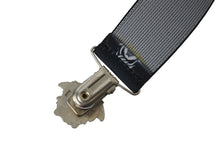 Load image into Gallery viewer, VERSACE ヴェルサーチ サスペンダー ズボン吊り メデューサ ヴィンテージ ゴム ブラック ホワイト シルバー金具 美品 中古 4c070415