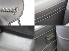 Load image into Gallery viewer, CHANEL シャネル チェーンショルダーバッグ 31番台 ココマーク ラムスキン キルティング グレー シルバー金具 良品 中古 4c070617