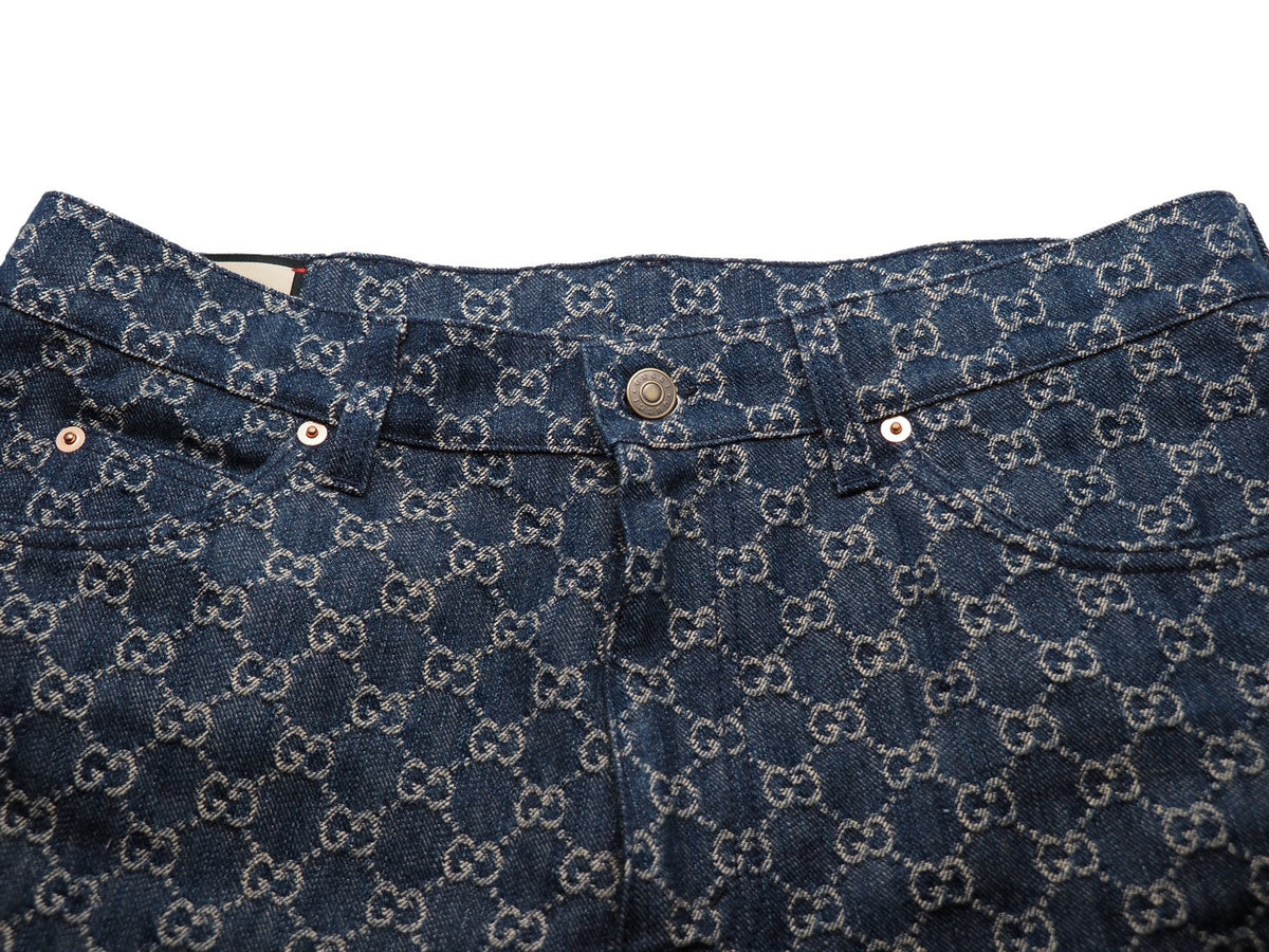 GUCCI(グッチ) 総柄ワイドパンツ744908 744908 ベージュ サイズ
