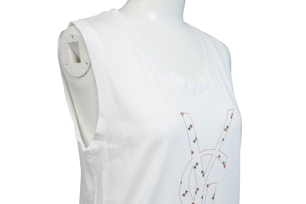 【新品♥未使用】YSL ロゴ タンクトップ　ホワイト 新品♥未使用】YSL ロゴ タンクトップ ホワイト 楽天市場