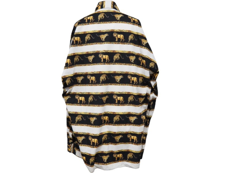 VERSACE ヴェルサーチ 長袖Tシャツ versace jeans couture 虎