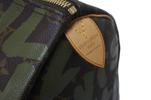 Load image into Gallery viewer, 新品同様 LOUIS VUITTON ルイヴィトン モノグラム グラフィティ キーポル50 M92196 ブラウン カーキ ゴールド金具 中古 56121