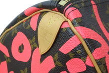 Load image into Gallery viewer, 新品同様 LOUIS VUITTON ルイヴィトン モノグラム グラフティ キーポル50 ボストンバッグ ピンク スプラウス M93698 中古 56380