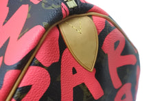 Load image into Gallery viewer, 新品同様 LOUIS VUITTON ルイヴィトン モノグラム グラフティ キーポル50 ボストンバッグ ピンク スプラウス M93698 中古 56380