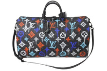 Load image into Gallery viewer, 新品同様品 LOUIS VUITTON ルイヴィトン ボストンバッグ バンドリエール50 モノグラム キーポル グラフィティ N21384 中古 57471