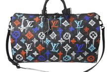 Load image into Gallery viewer, 新品同様品 LOUIS VUITTON ルイヴィトン ボストンバッグ バンドリエール50 モノグラム キーポル グラフィティ N21384 中古 57471