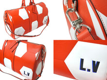 Load image into Gallery viewer, 新品同様 LOUIS VUITTON ルイヴィトン ボストンバッグ M52121 キーポルバンドリエール50 2018FIFAワールドカップ レッド 中古 59434