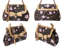 Load image into Gallery viewer, 極美品 LOUIS VUITTON ルイ ヴィトン サックレトロPM マロン ハンドバッグ M92012 モノグラムチェリーブロッサム ブラウン 中古 4C071270