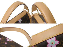 Load image into Gallery viewer, 極美品 LOUIS VUITTON ルイ ヴィトン サックレトロPM マロン ハンドバッグ M92012 モノグラムチェリーブロッサム ブラウン 中古 4C071270