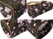 Load image into Gallery viewer, 極美品 LOUIS VUITTON ルイ ヴィトン サックレトロPM マロン ハンドバッグ M92012 モノグラムチェリーブロッサム ブラウン 中古 4C071270