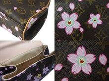 Load image into Gallery viewer, 極美品 LOUIS VUITTON ルイ ヴィトン サックレトロPM マロン ハンドバッグ M92012 モノグラムチェリーブロッサム ブラウン 中古 4C071270
