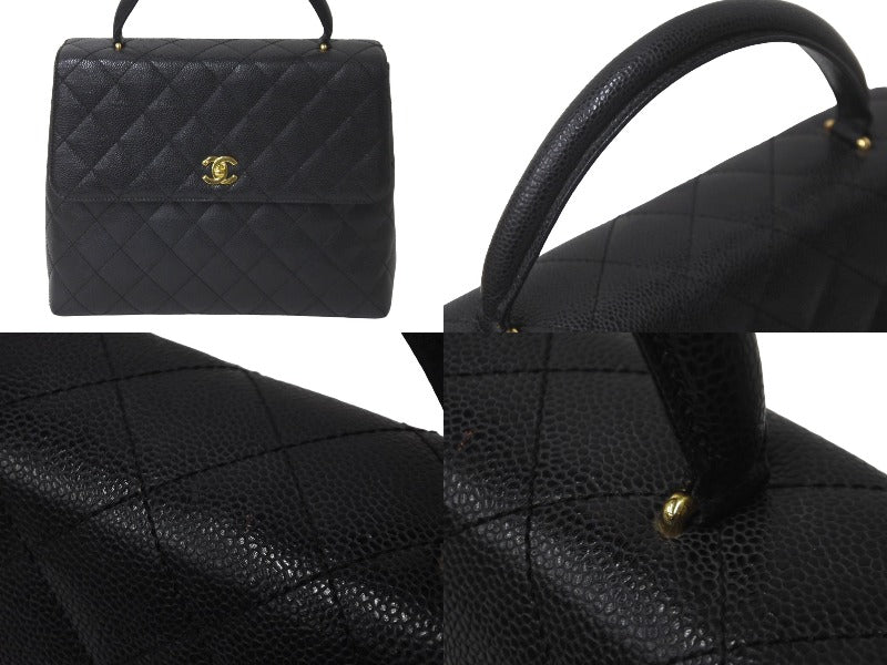 極美品 CHANEL シャネル ハンドバッグ マトラッセ ケリートップ 9番台 