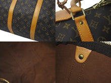 Load image into Gallery viewer, LOLOUIS VUITTON ルイ ヴィトン キーポル バンドリエール55 ボストンバッグ モノグラムキャンバス M41414 ブラウン 美品 中古 61263