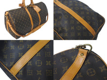 Load image into Gallery viewer, LOLOUIS VUITTON ルイ ヴィトン キーポル バンドリエール55 ボストンバッグ モノグラムキャンバス M41414 ブラウン 美品 中古 61263
