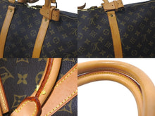 Load image into Gallery viewer, LOLOUIS VUITTON ルイ ヴィトン キーポル バンドリエール55 ボストンバッグ モノグラムキャンバス M41414 ブラウン 美品 中古 61263