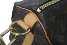 Load image into Gallery viewer, LOUIS VUITTON ルイ ヴィトン キーポル バンドリエール55 ボストンバッグ モノグラムキャンバス M41414 ブラウン 美品 中古 61269