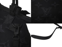 Load image into Gallery viewer, 新品同様 LOUIS VUITTON ルイヴィトン キーポルバンドリエールリバーシブル50 M45602 ボストンバッグ ブラック 中古 61278
