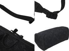 Load image into Gallery viewer, 新品同様 LOUIS VUITTON ルイヴィトン キーポルバンドリエールリバーシブル50 M45602 ボストンバッグ ブラック 中古 61278