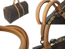 画像をギャラリービューアに読み込む, LOUIS VUITTON ルイヴィトン ボストンバッグ キーポル55 M41424 モノグラム ブラウン PVC レザー 美品 中古 61295