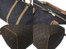 画像をギャラリービューアに読み込む, LOUIS VUITTON ルイヴィトン ボストンバッグ キーポル55 M41424 モノグラム ブラウン PVC レザー 美品 中古 61295