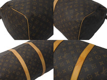 画像をギャラリービューアに読み込む, LOUIS VUITTON ルイヴィトン ボストンバッグ キーポル55 M41424 モノグラム ブラウン PVC レザー 美品 中古 61295