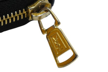 Load image into Gallery viewer, YVES SAINT LAURENT イヴ サンローラン 長財布 ラウンドファスナー YSLロゴ 352904 レザー ブラック 美品 中古 4c061010