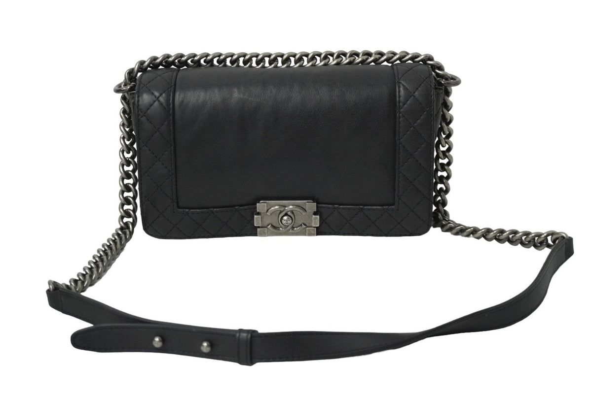 CHANEL シャネル チェーンショルダーバッグ プッシュロック 斜め