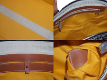 Load image into Gallery viewer, GOYARD ゴヤール クロワジュール55 ボストンバッグ ヘリンボーン PVC コーティングキャンバス ブラウン 美品 中古 61731