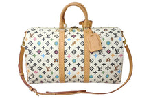 Load image into Gallery viewer, 新品未使用 LOUIS VUITTON ルイヴィトン ボストンバッグ M25233 キーポルバンドリエール 45 バニラ タイラー モノグラムクラギー 中古 61736